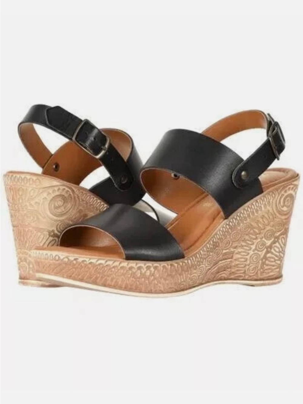 Bella Vita Black Wedges (Women)